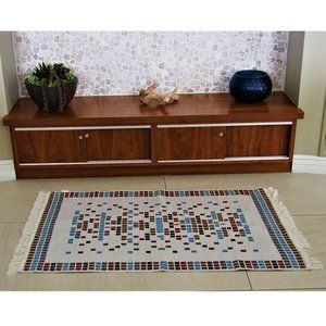2 Reversible Turkish Accent Rugs - 48" x 32"